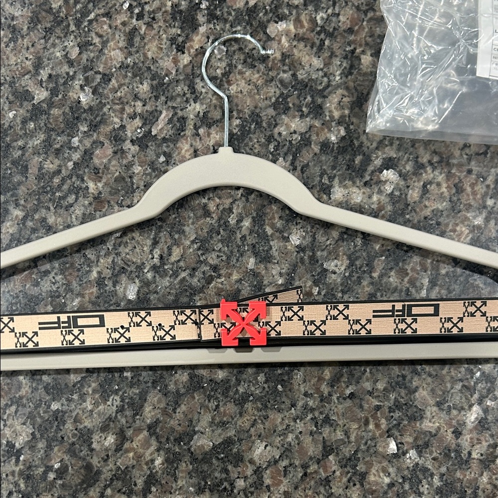 Off-White  ladies 38” Arrow belt H25 Monogram belt